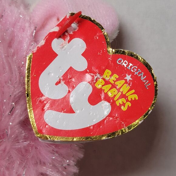 TY Beanie Babies 9" Pink Sparkle Llamacorn "Lana" w/ Tag - Picture 7 of 9